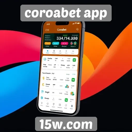 Interface do usuário do Coroabet app é intuitiva