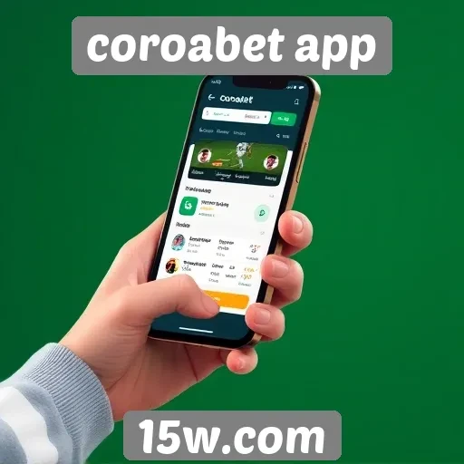 Experiência do usuário no coroabet app