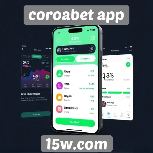 Análise da interface do usuário do coroabet app