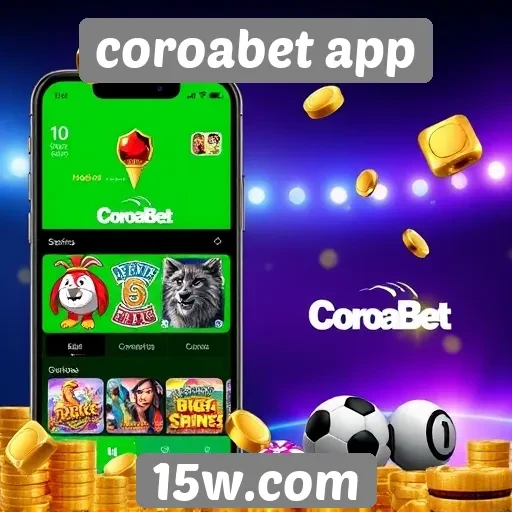 Variedade de jogos oferecidos pelo coroabet app